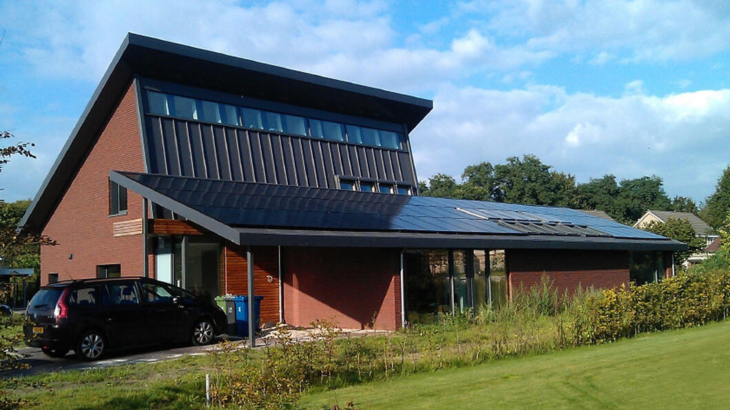 Voorbeeld van een modern huis: House of Tomorrow Today, in Sterksel